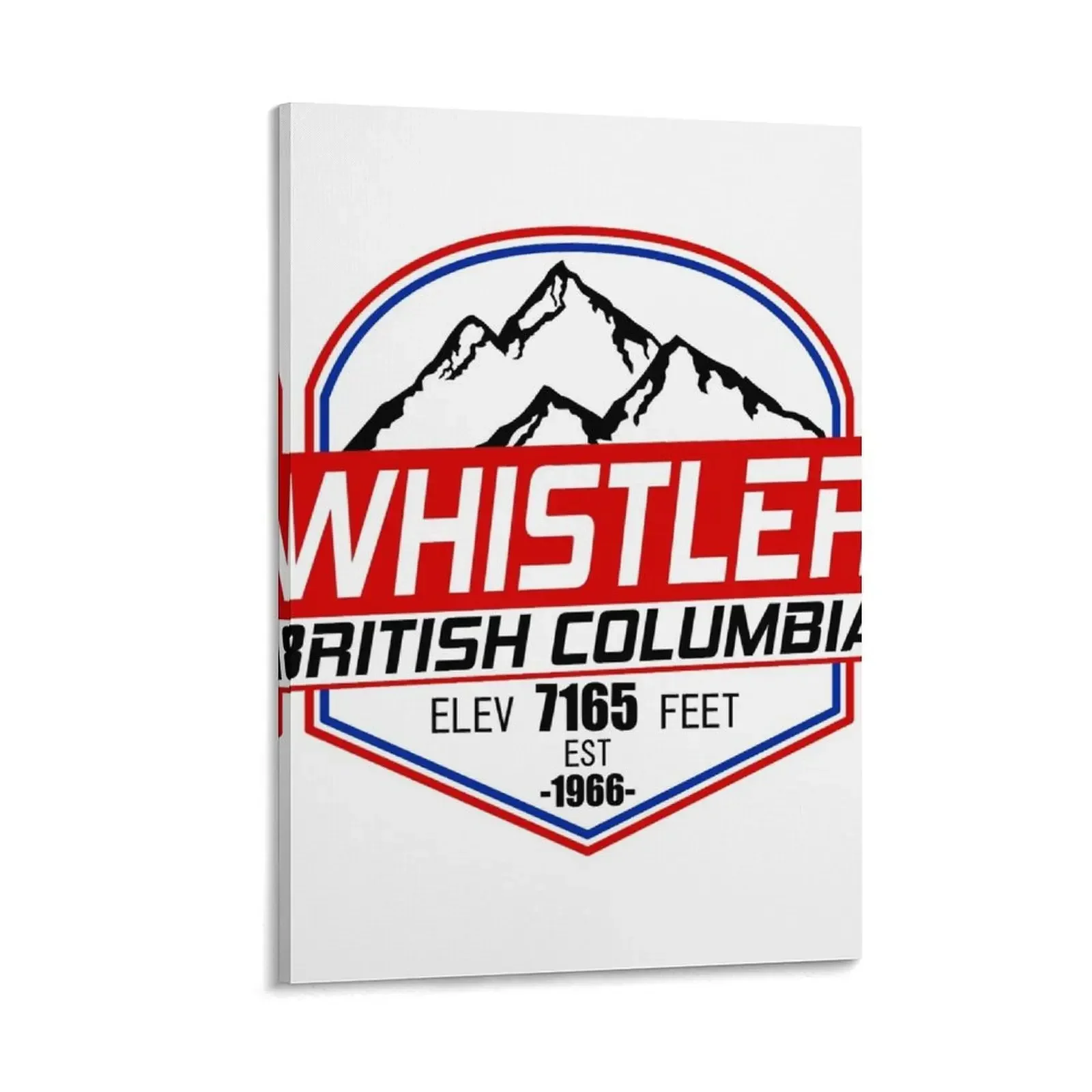 

Ski Whistler B.C Canada Skiing and Mountain Biking Paradise Canvas Painting Wall posters ornaments for home poster anime