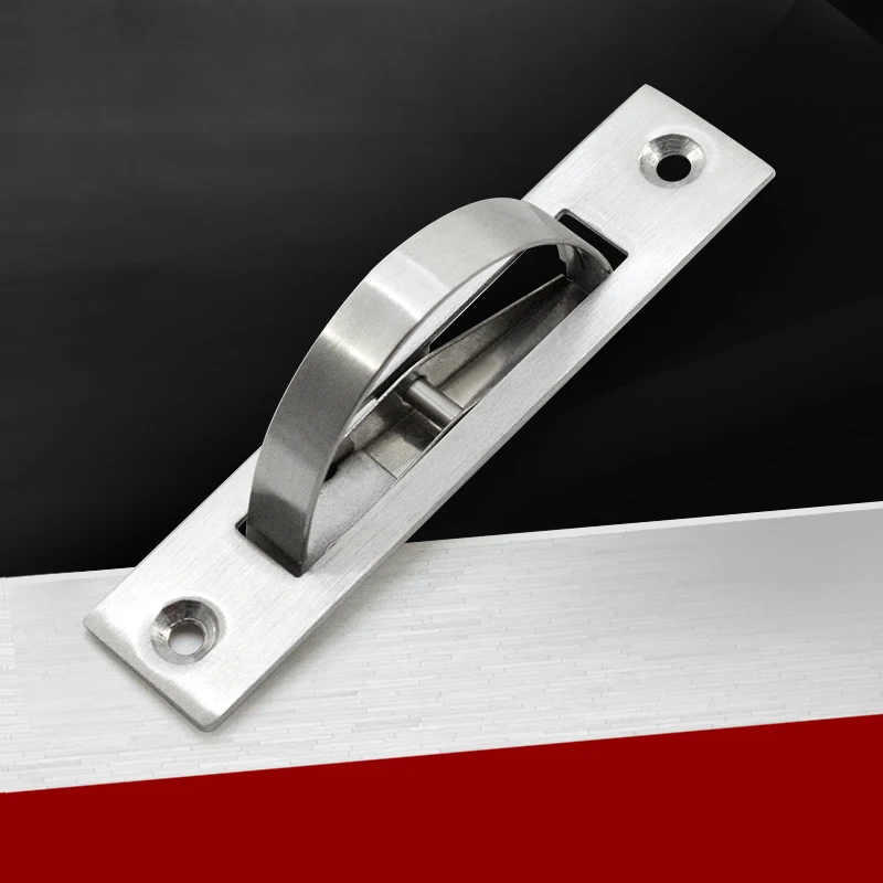 Handle Stainless Steel Tatami Floor Concealed Buckle Drawer Cabinet Door Japanese Style Door Handle Hardware Accessories