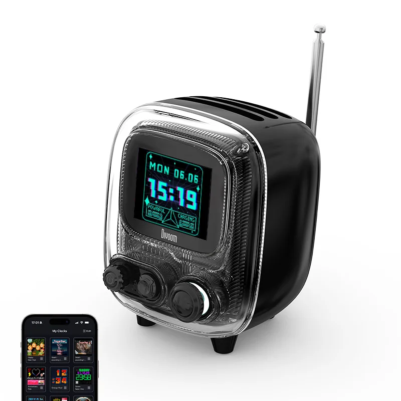 Divoom T-tiivoo-2 ミニレトロ Bluetooth スピーカー