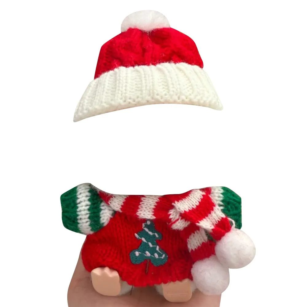 

Fashion Red Color For Clothing Shawl Hat Deer Costume Handmade Macaron Skirt Overalls For 17cm Doll