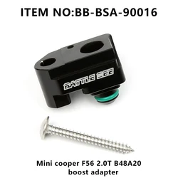 Battle Bee Aluminum Alloy Turbo Boost Tap Vacuum Adapter For BMW Mini F56 B48A20 2.0T Engine Boost Sensor Gauge BB-BSA-90016