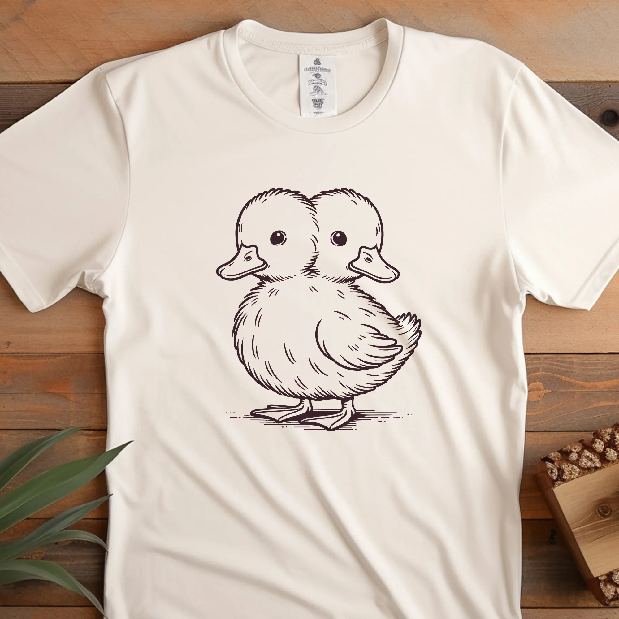 Two Headed Duckling T Shirt Oddity Meme Weird Oddities and Curiosities Ugly Dark Academia