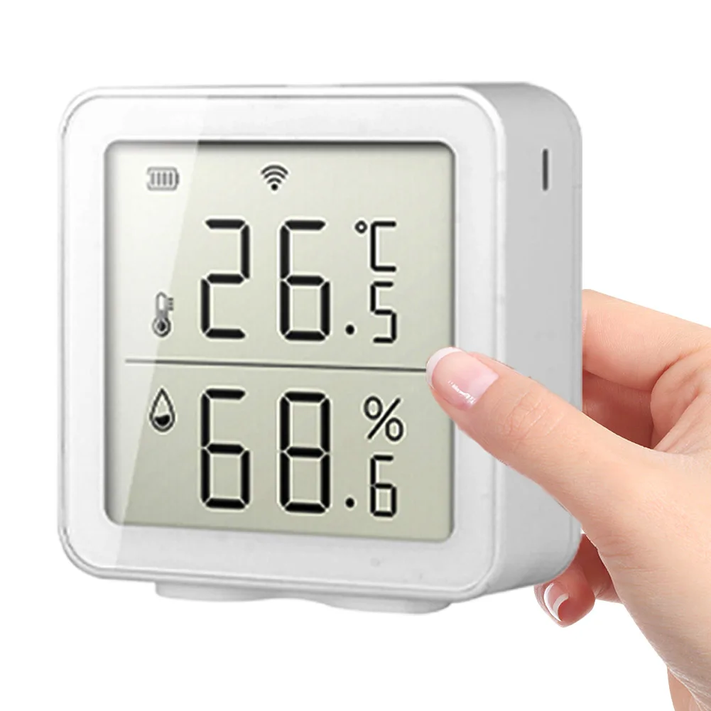 Smart WiFi Hygrometer Thermometer Temperature Humidity Sensor Support Alexa Google Assistant for Home Greenhouse