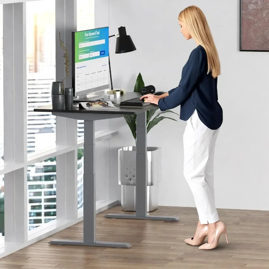 Rise Up Electric Standing Desk Adjustable Height 24-49