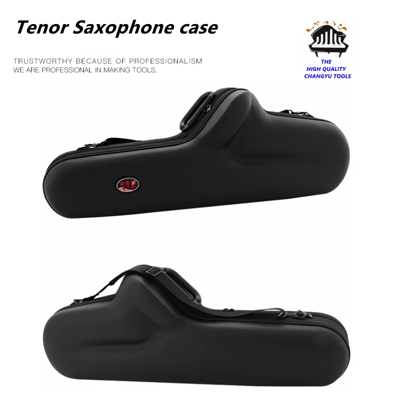 Fashion Tenor Saxophone case bag Waterproof shockproof single Leather backpack portable box Wind instrument case parts