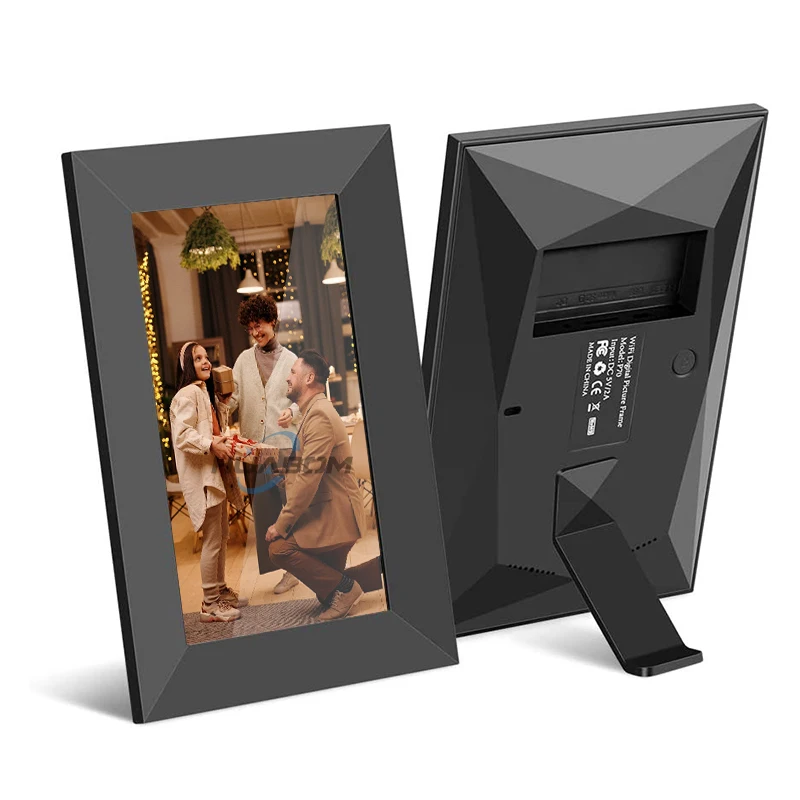 Factory Supply 10 Inch WiFi LCD Digital Photo Picture Frame Cloud Video & Audio Download for Indoor Use MP3/AVI Format