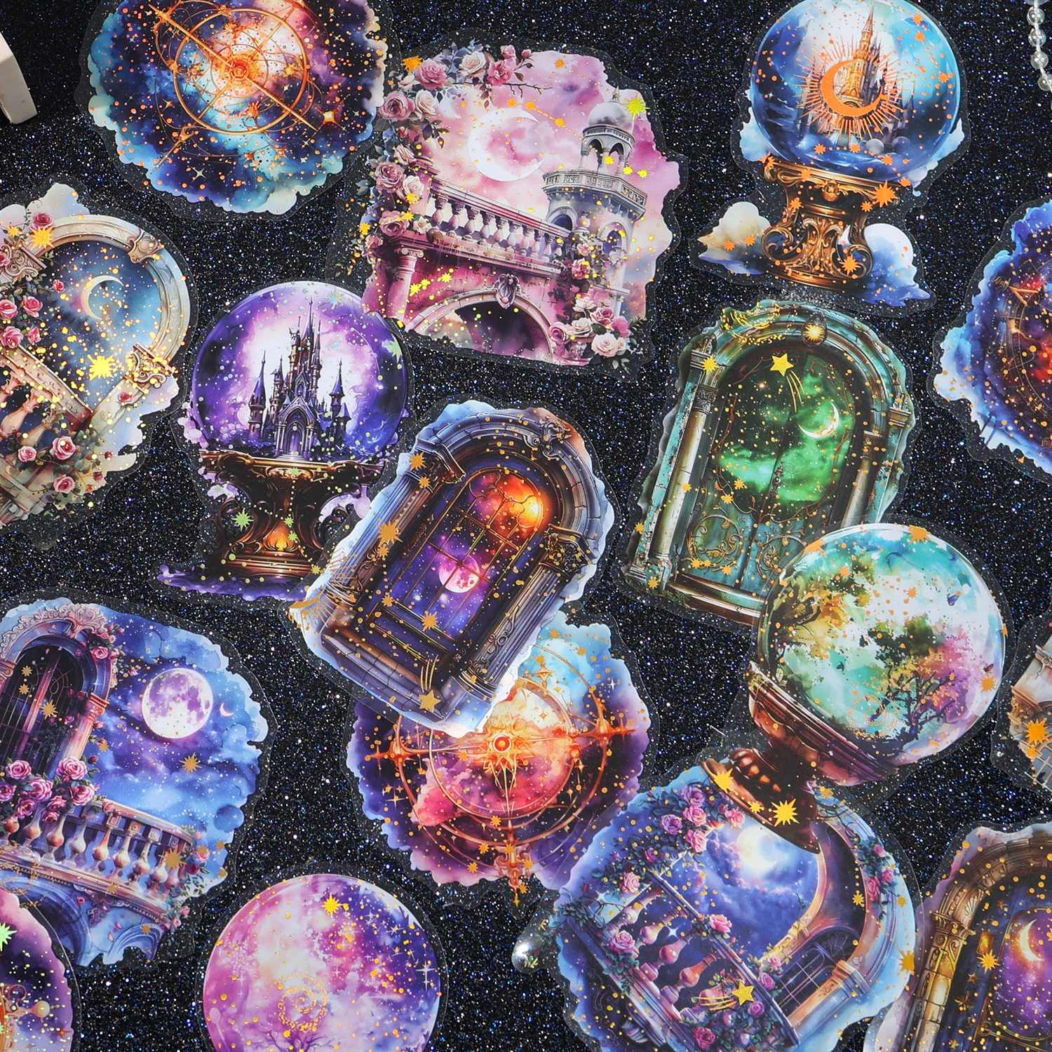 Retro Mensagem PET Sticker, Dream Flower Language Series, 8 Pacotes por Lote