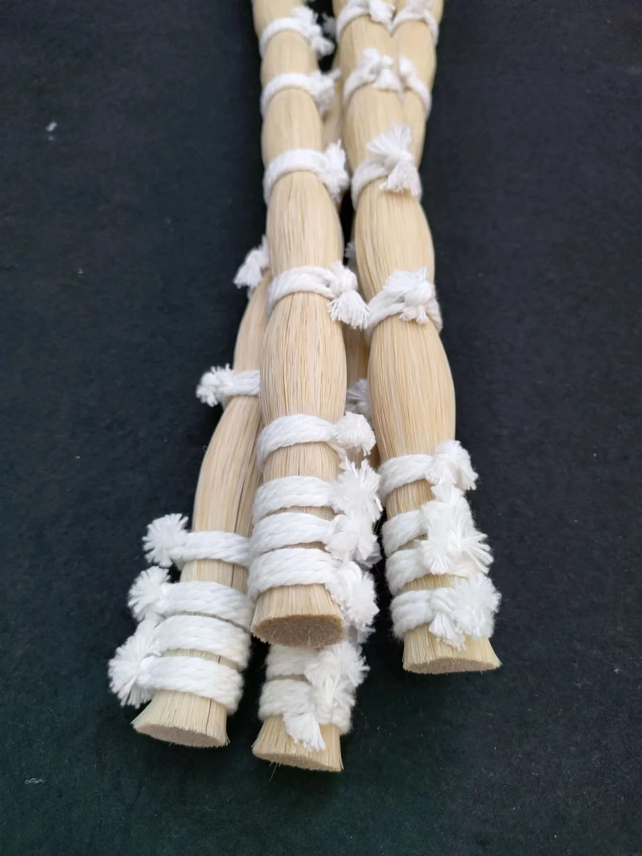 

1kg natural White Real Horse Tail Double Bass/Cello/Violin Bow Horse Hair