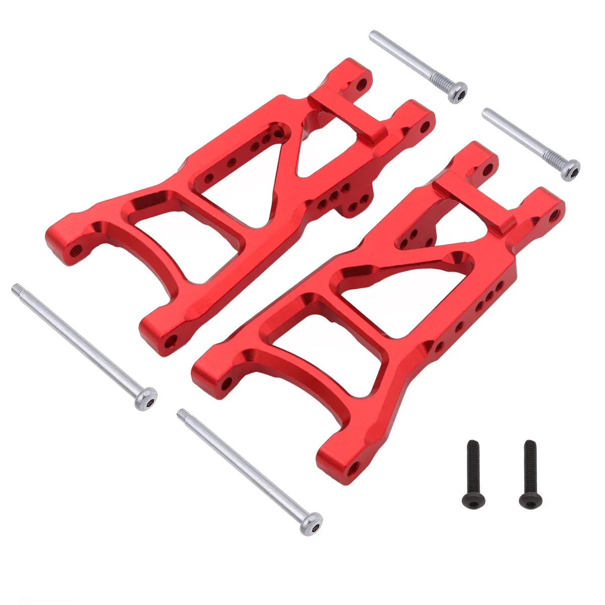 Metal Front Rear Suspension Arm Set for 1/10 RC Car Traxxas Slash 2WD VXL Nitro Slash Rustler F-150 Raptor Upgrades Parts