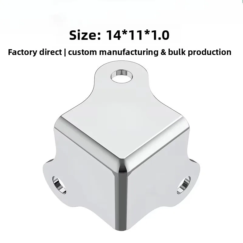 Anti Collision Iron Corner Protection Wooden Box Corner Connection Fastener For Aviation Aluminum Equipment Tool Box