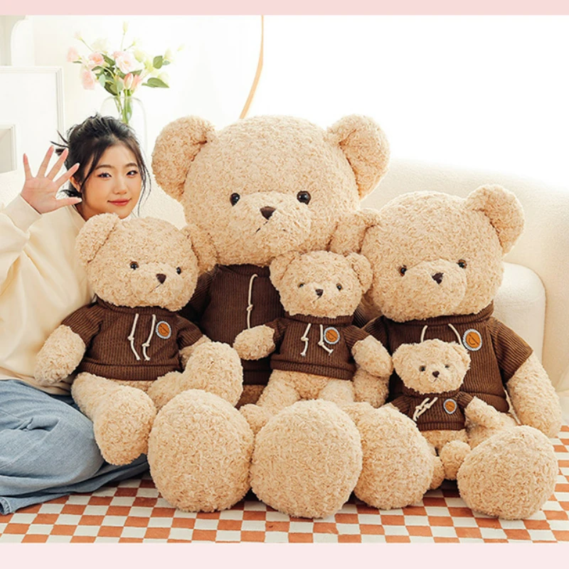 100cm Kawaii Teddy Bear Plush Doll Soft High Quality Giant Plush Toys Stuffed Animal Pillow For Girls Kids Birthday Xmas Gifts