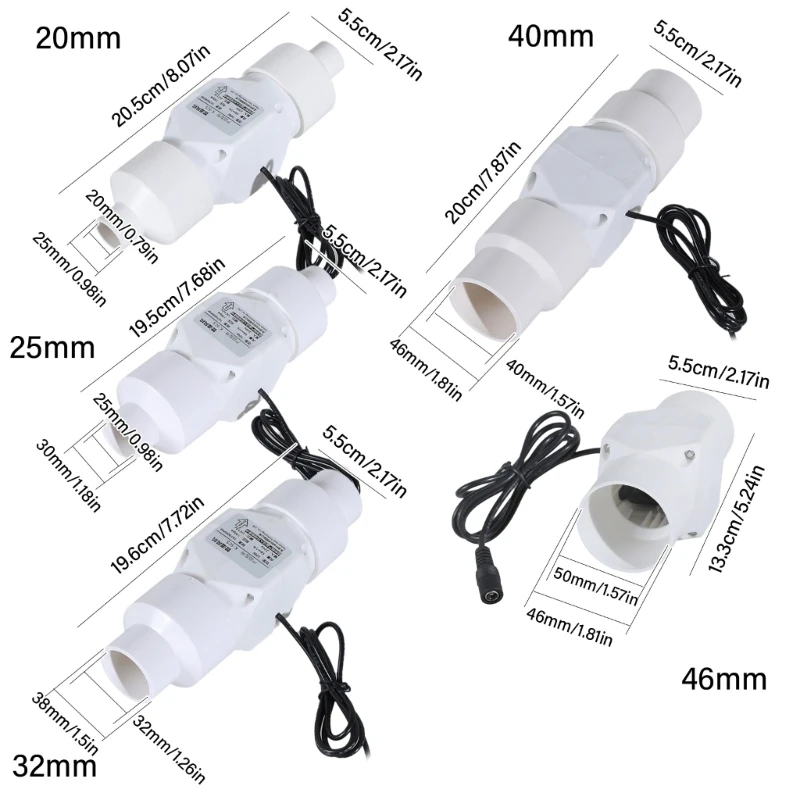 12V ไอเสียพัดลม Home Quiet พัดลมอินไลน์พัดลมอุตสาหกรรมห้องน้ำห้องครัวพัดลมระบายอากาศสำหรับห้องน้ำห้องครัว Dropsale