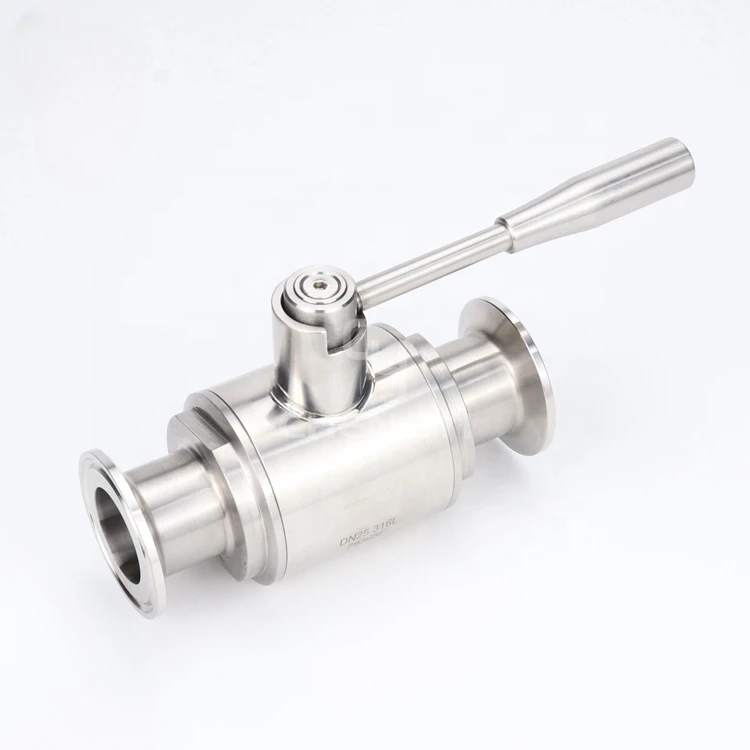 

sanitary stainless steel updated new direct way manual ball valve