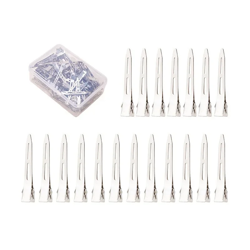 Hairdresser Clips Professional Ladies Metal Hair Salon Clips Makeup Barber Fixed No Crease Hair Pin Curl Styling Tool