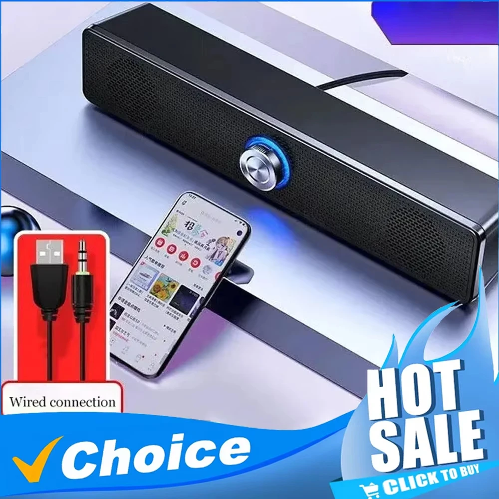 Bluetooth 4D Surround Speaker Home Theater Sound System Computer Soundbar For TV Subwoofer Wired Stereo Strong Bass