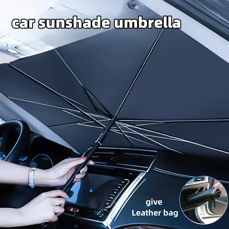 New Car Sunshade Umbrella Sun Shade Protector Front Parasol Summer Sun Interior Windshield Protection Accessories Auto Shading