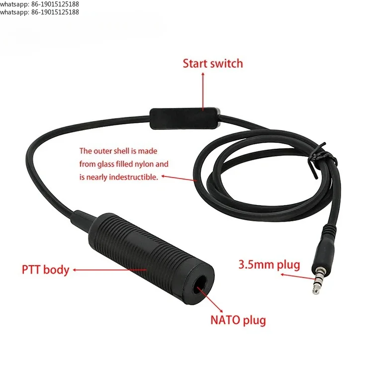 TP120 3.5mm MP3 Music Audio Adapter Portable Audio Connector for Mobile Phones, Used for Interphone Music Playback