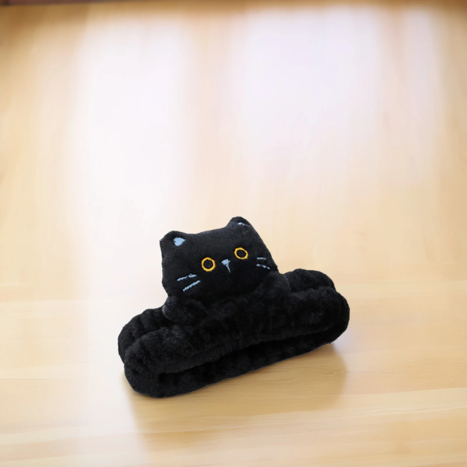 

2Pcs Headb Scarf Cute Cat Flannel Nonslip Face Washing Makeup Hair Styling Women Yoga Spa Trendy Fashion Elastic Skincare Soft
