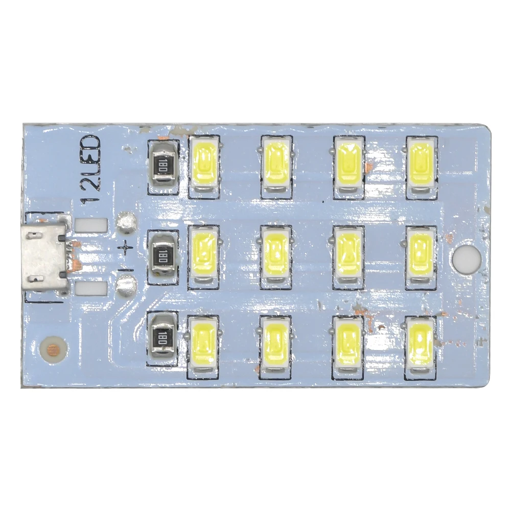 5730 smd 5v 430ma ~ 470ma branco mirco usb/tipo-c painel de iluminação led usb luz móvel luz de emergência luz noturna 8/12/16/20 leds