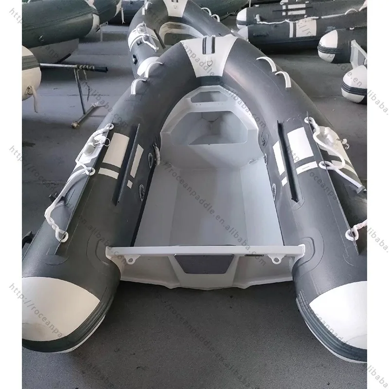 

Hypalon or PVC Rib Boat 3.6m Inflatable Aluminum Hull Small Rib Tenders with Motor