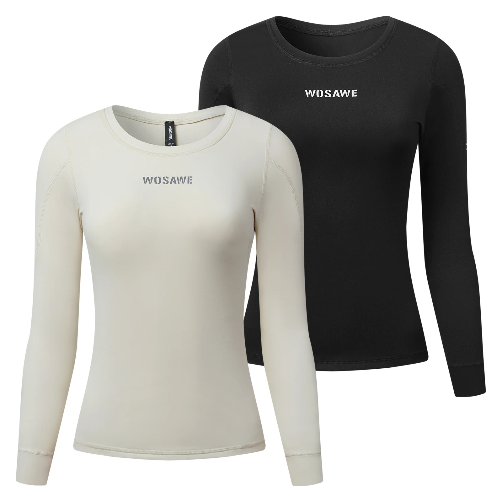 AliExpress WOSAWE Women's Cycling Base Layers Winter& Autumn Bicycle Undershirt Long Sleeve Thermal Fleece Road Bike Cycling Base Layer