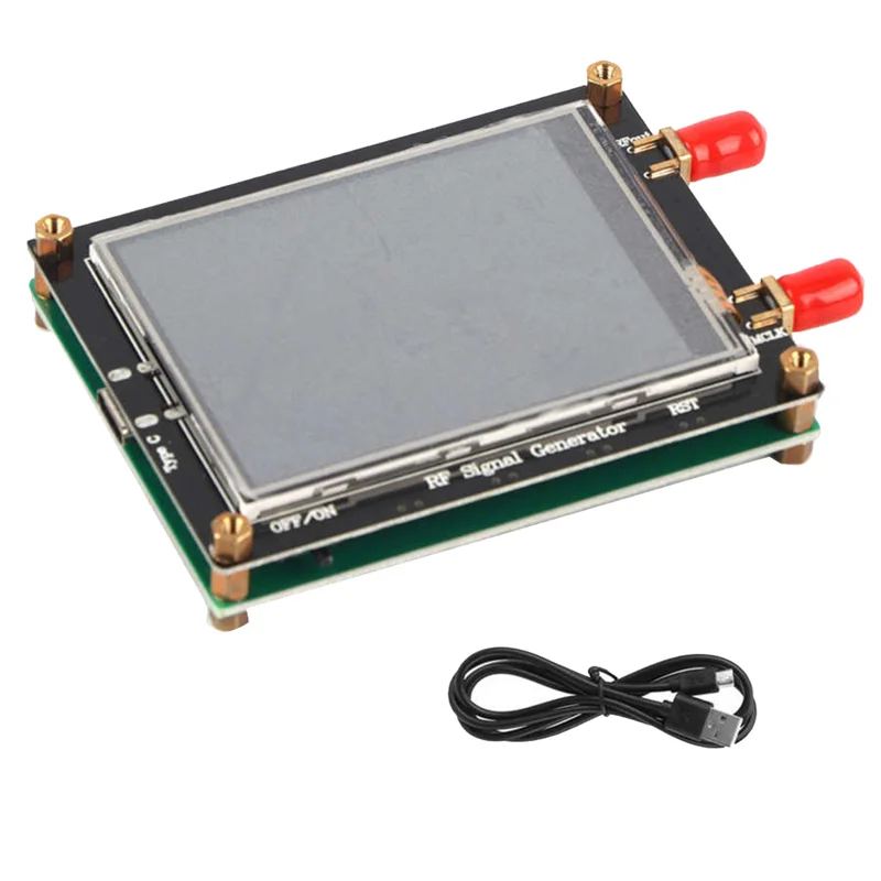 MAX2870 23.5MHz-6000MHz RF Signal Source Generator Module High Stability Low Noise LCD Display Signal Sensor Meter