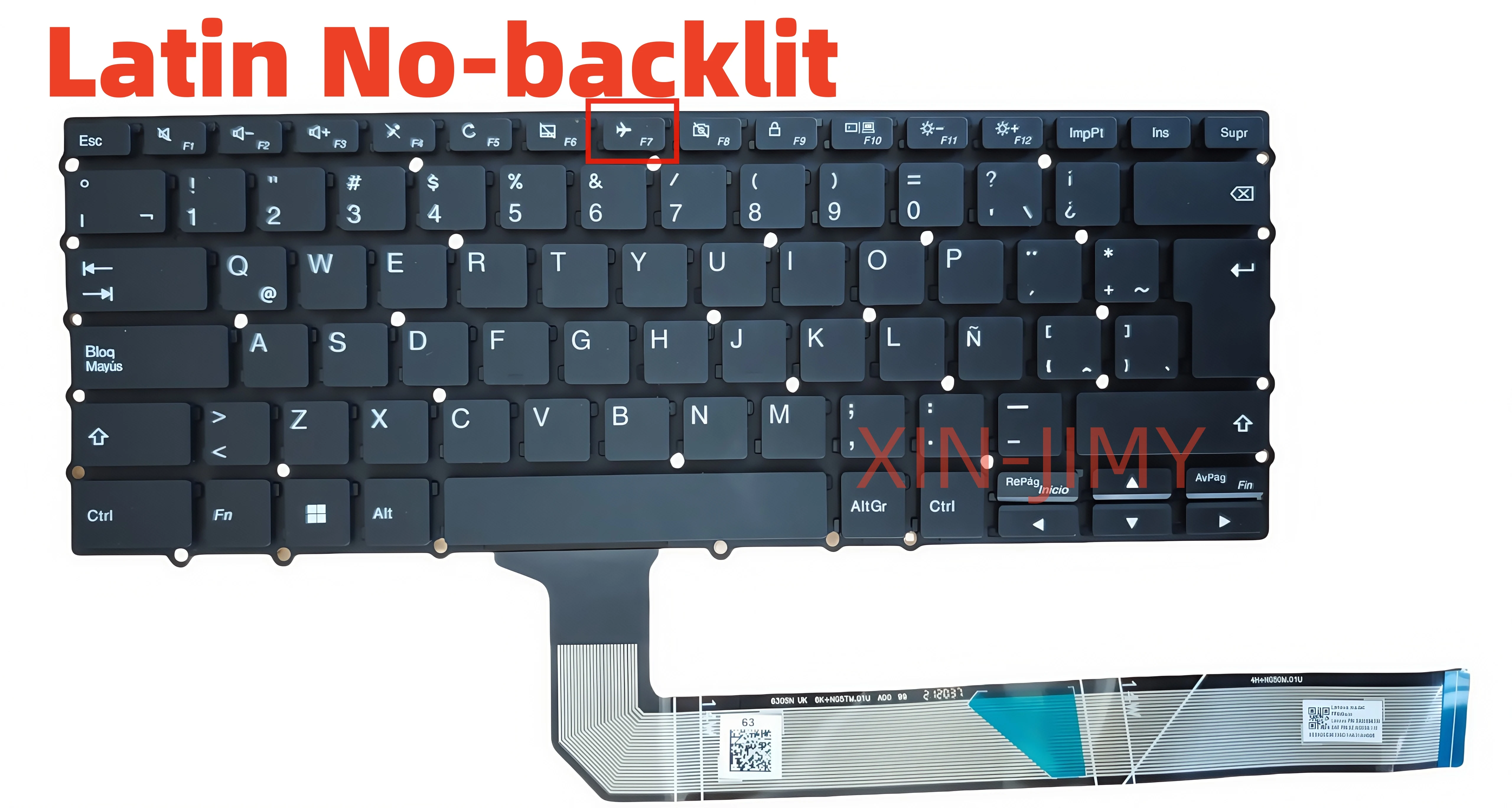 

Латинская черная клавиатура для ноутбука Lenovo 14 Вт 81MQ Gen 2 9Z.NG5SN.11E LA ноутбука без подсветки