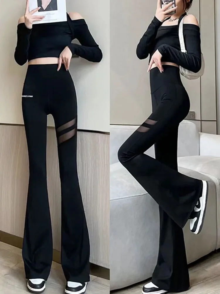 High Waist Me Letter arkskin Yoga Pants Women's Spring Summer New Sle Elastic Tummy Control Butt Lifting Bot