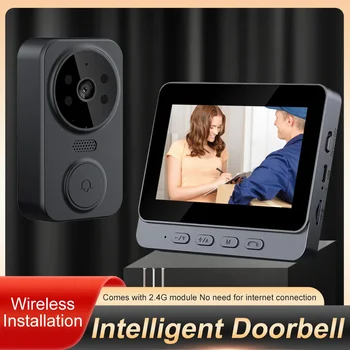 New smart HD Video doorbell home wireless doorbell battery powered camera doorbell camera intercom suitable for home office
