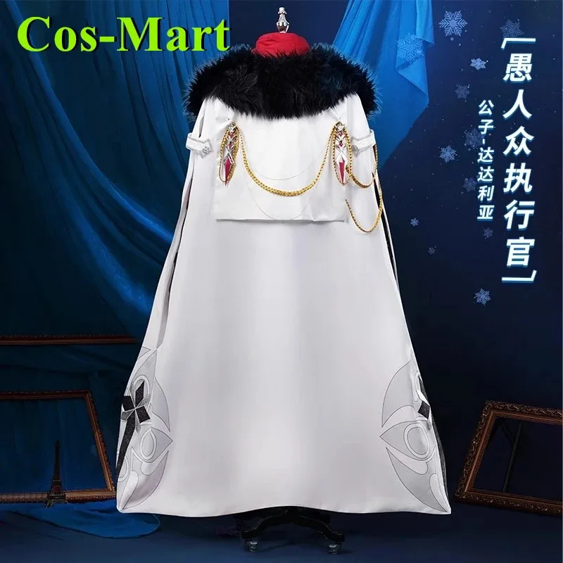 Cos-Mart Genshin Impact Tartaglia//Pantalone/Il Dottore Косплей Костюм Fatui Плащ Пальто Комбина Все Членники Капитан