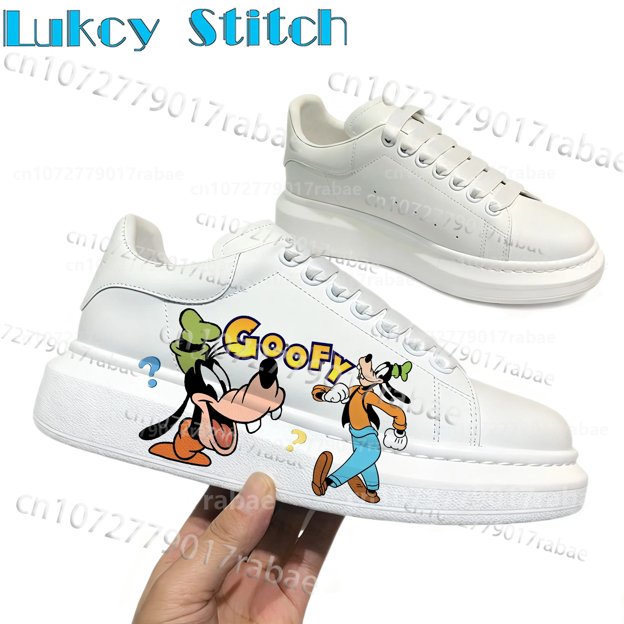 

Кроссовки Goffy для детей и взрослых, модные, из натуральной кожи, дышащие, для активного отдыха, размеры 36-44, 2026, подарок