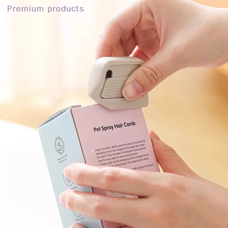 1/2 قطعة التلقائي قابل للسحب صندوق القاطع شفرة السيراميك المغناطيسي السلامة المحمولة افتتاح أداة للمنزل مكاتب المستودعات اللوجستية #5