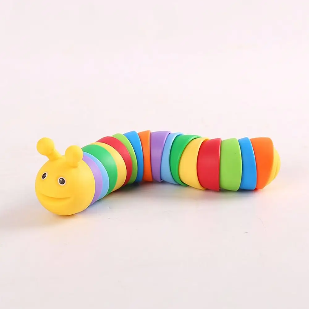 Toys Interactive Relief Toys Degree Rotatable Rainbow Snail Slug Rotating Toys Rainbow Snail Toys Rainbow Caterpillar Toys