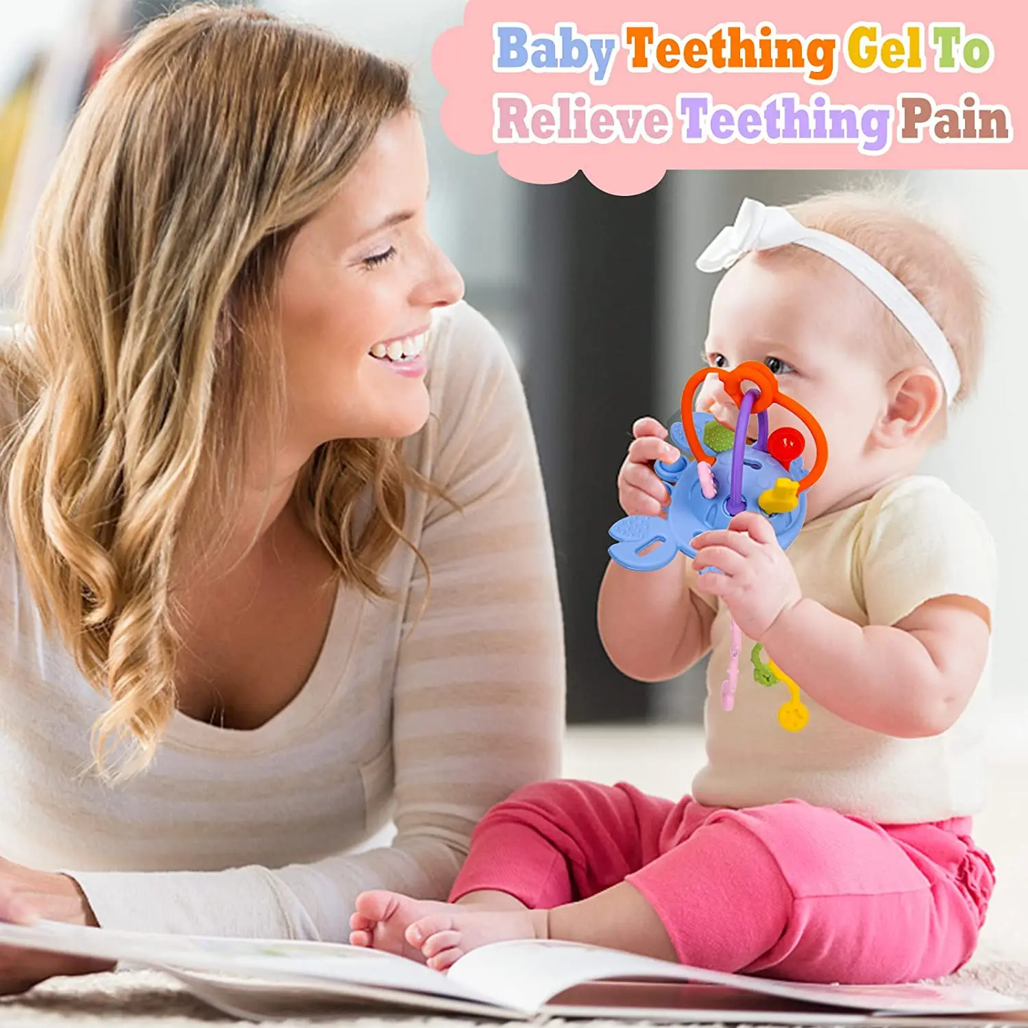 Remote Control Silicone Baby Teether Toy Babies Chews Food Grade Silicone Teethers Dental Care Durable Teether Toys for Newborn