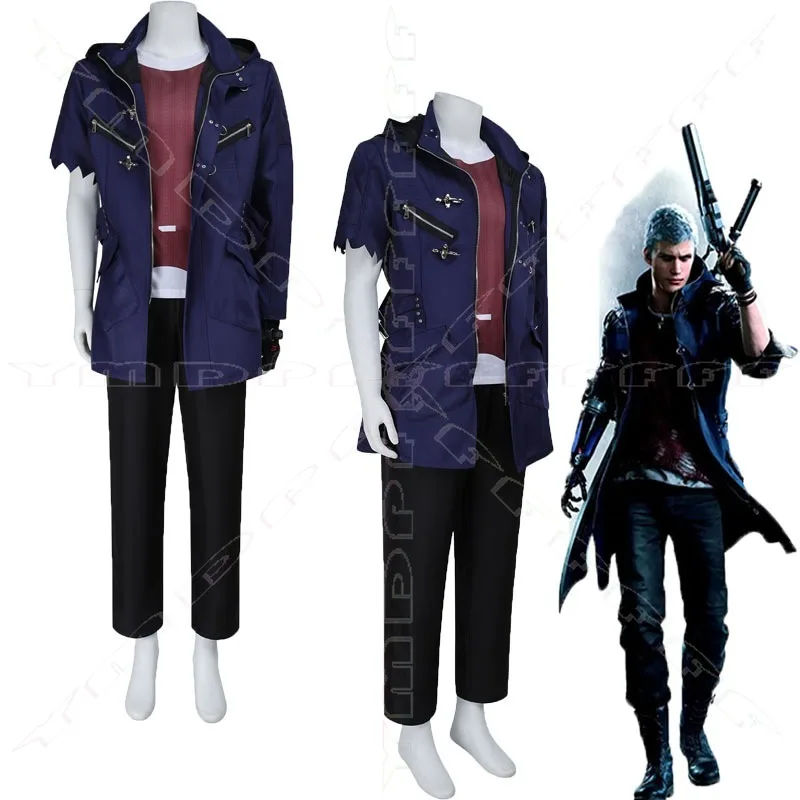 

Аниме Неэро карнавальный костюм охотник на демонов may Cry Хэллоуин карнавал готический костюм хит продаж