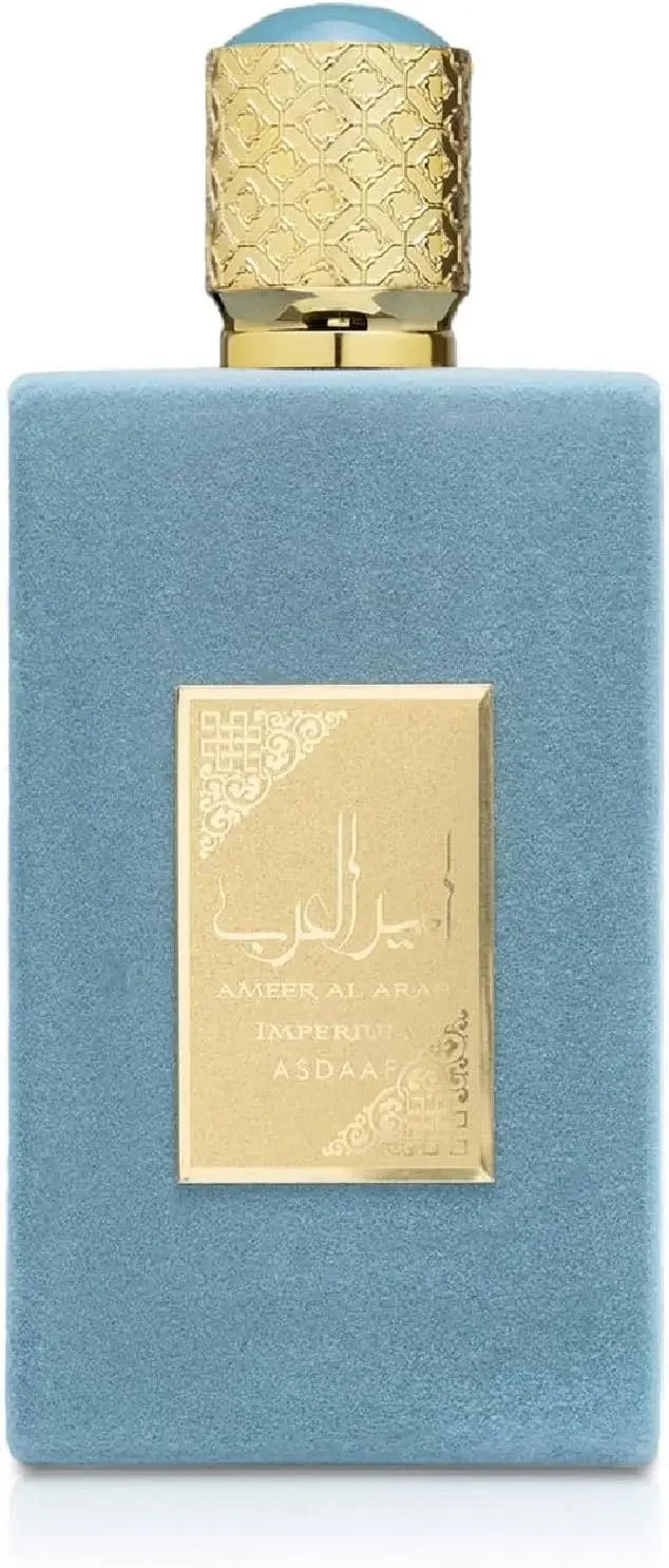 Lattafa Asdaaf ameer Al Arab EDP 3,4 Unzen – Fresh Woody Amber Langlebiges Unisex-Parfüm, Weihnachtsferien-Geschenkset