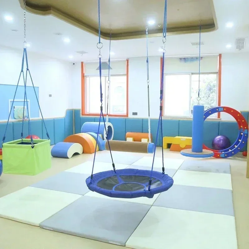 Children's Sensory Integration Small Swing Climbing Frame Suspension ching Aids Attention Indoor Rotating Training Equipment