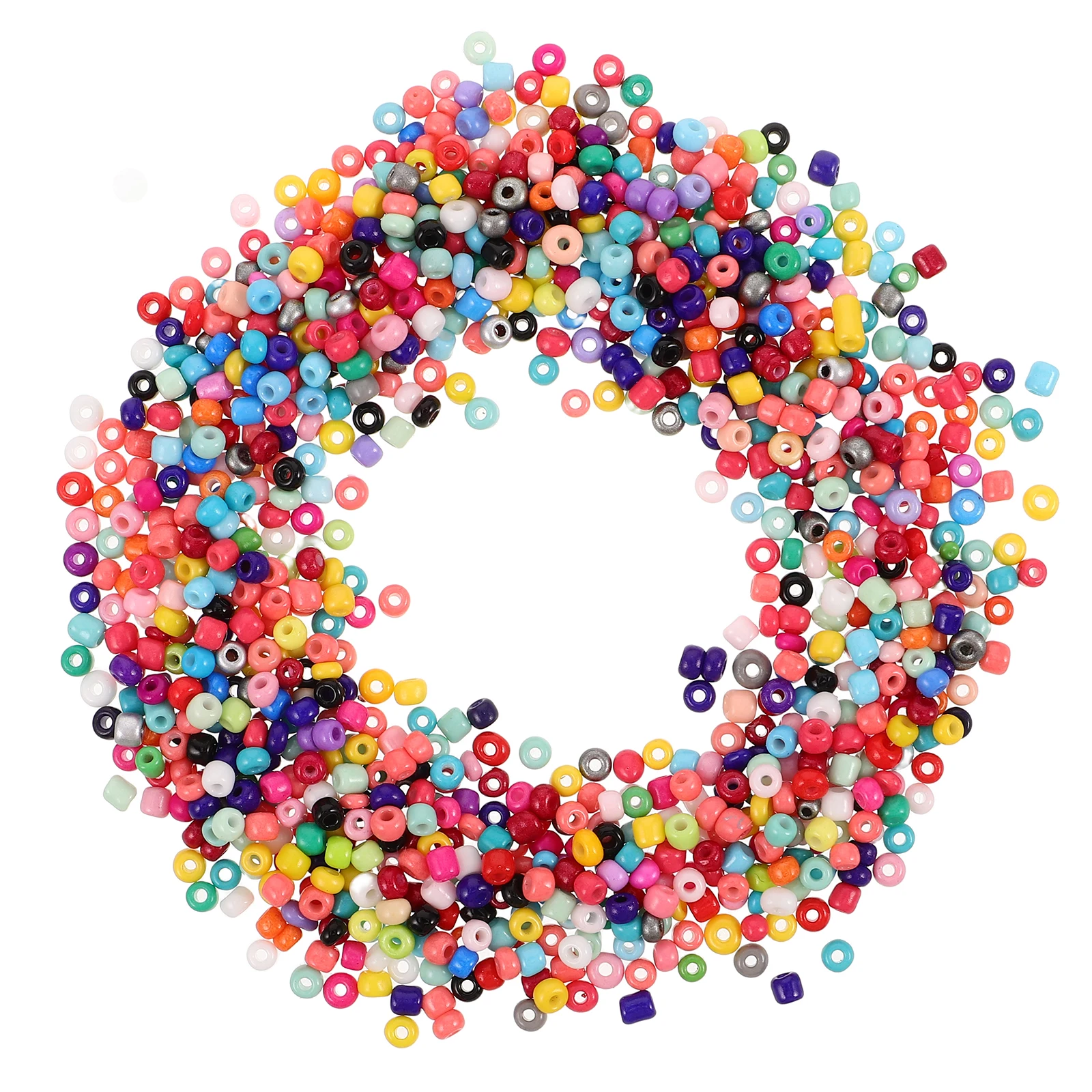 

5000pcs Cross Glass Spacer Beads for Jewelry Making Colorful Bracelet Necklace Craft Supply