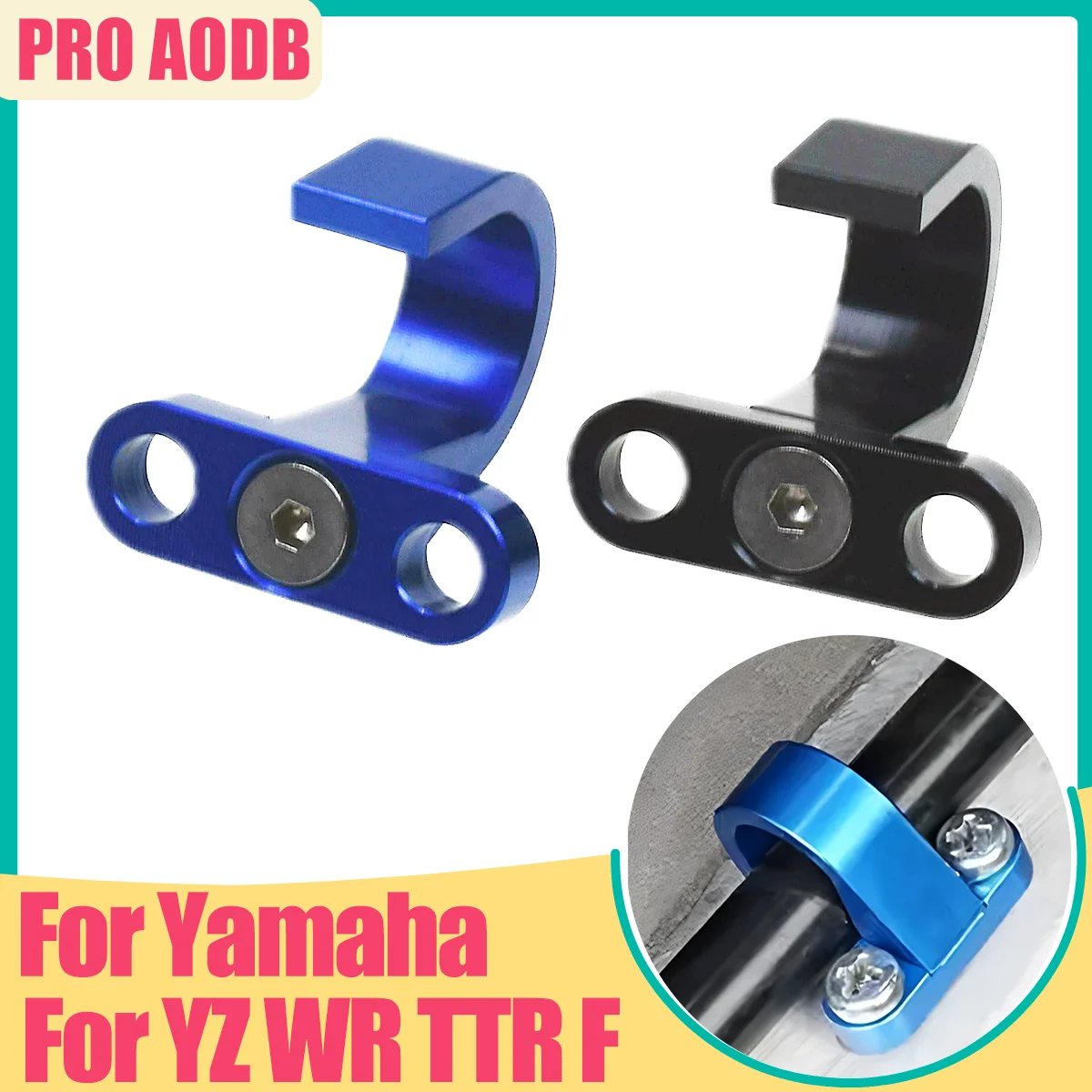 

For Yamaha Rear Brake Hose Clamp Guide Aluminum YZ80 85 125X 250 YZ250F/400/426 YZ450F YZ85 TTR WR400F motorcycle accessories