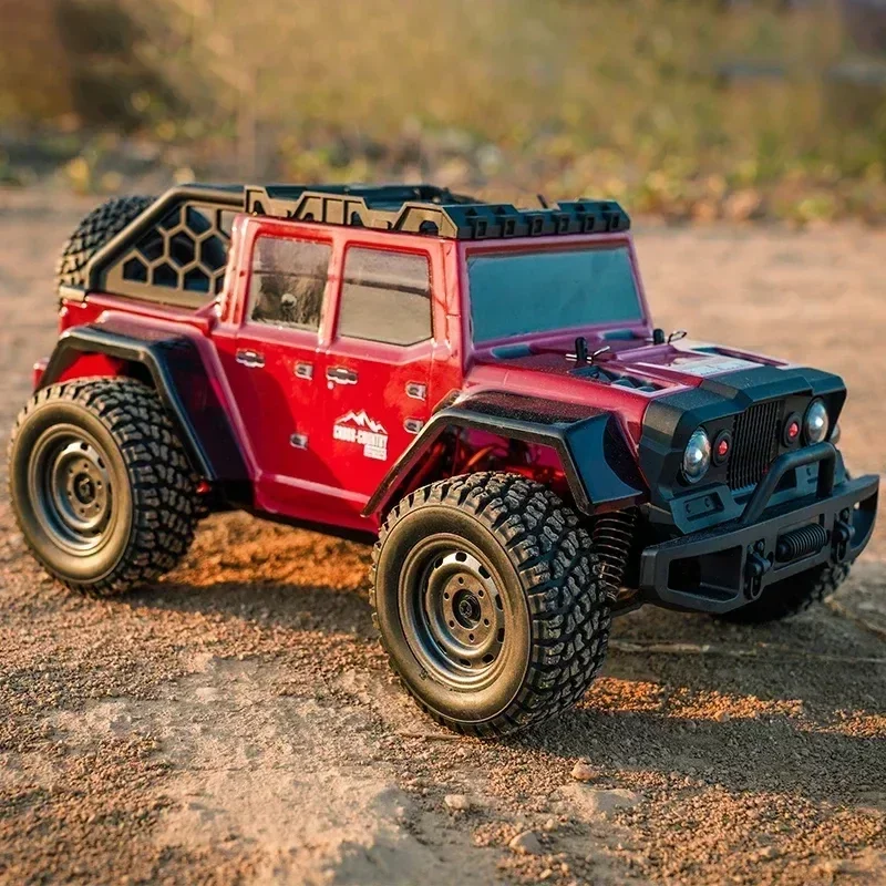 

Rc 1: 16 Off Road Delin Retro Wrangler's Electric Four-wheel Drive Off-road Vehicle High-speed Remote Control Vehicle Model Gift