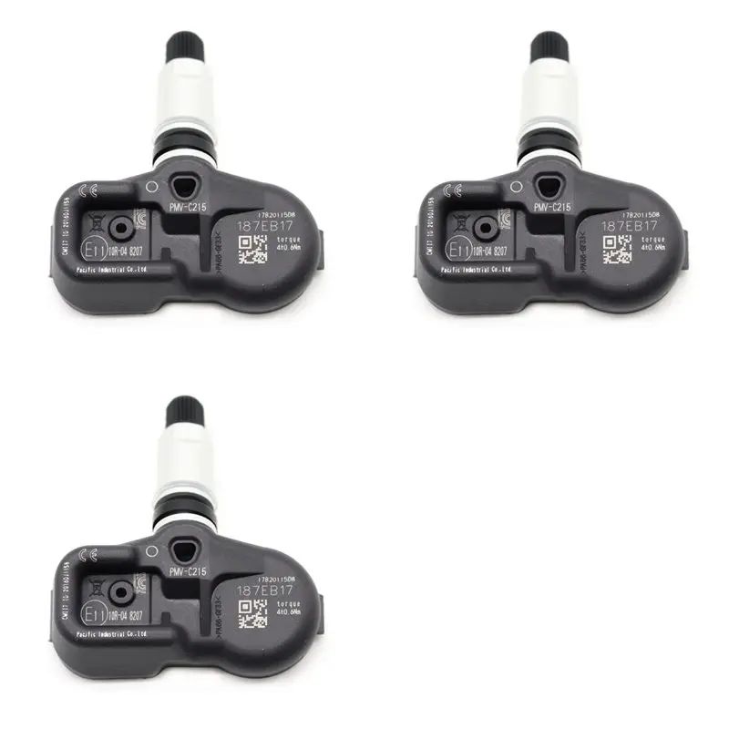 3X 433Mhz For Toyota C-HR CHR 16-22 Lexus LX 570 15-20 Lexus RX 350 450H 15-22 Tire Pressure Monitor 42607-26010