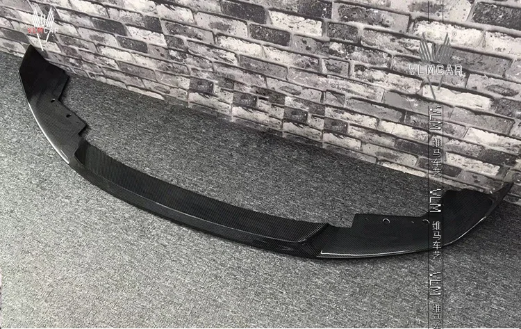 For  F87 M2 Carbon Fiber Front bumper Lip Splitter Spoiler MP/ Competition style CAR STYLING F87 M2 front lip