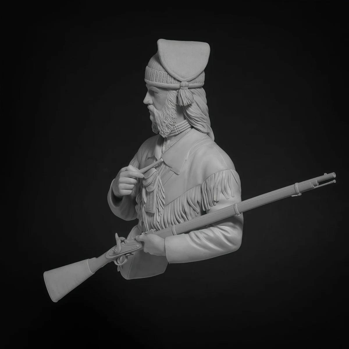 Kit de figurine demi-buste en résine 1/10, modèle non peint, de Altres' Mountain Man, GK non assemblé et non peint