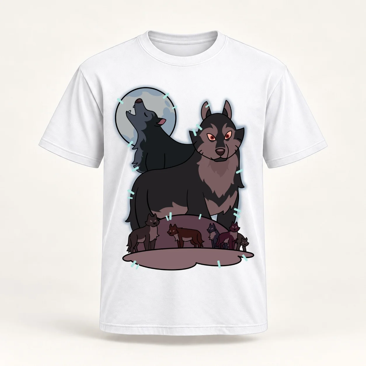 Hunters wolf shirt from the owl house Women T-Shirt quick drying anime sweat workout t shirts for Women