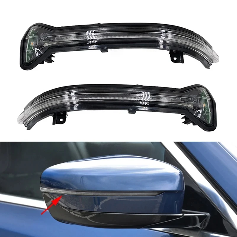 

Left Right Car Mirror Turn Signal Light For BMW 3 4 5 6 7 8 Series G30 G31 G32 G38 GT G11 G12 51167414649 51167414650