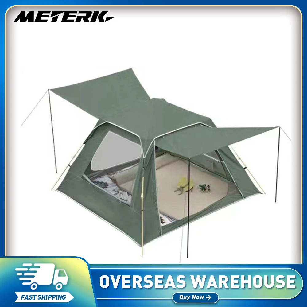 Outdoor SunProof WindProof Quick-Opening Tent Lightweight Waterproof Foldable Tent Full-Automatic Camping Picnic Sunshade Tent