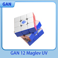 【JudyCube】GAN 12 Maglev UV 3X3 Magnetic Magic Cube 3x3x3 Professional Fidget Toys GAN12 Leap Cubo Magico Puzzle