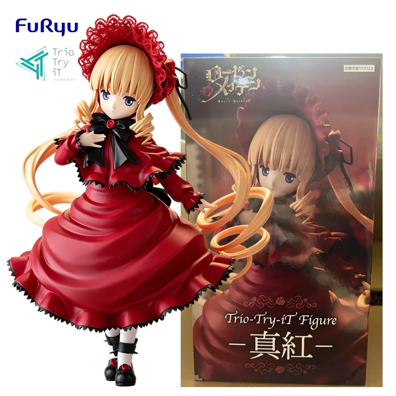 FuRyu Trio-Try-iT Versión TV Figura de Acción de Anime Rozen Maiden Shinku de PVC de 19 CM