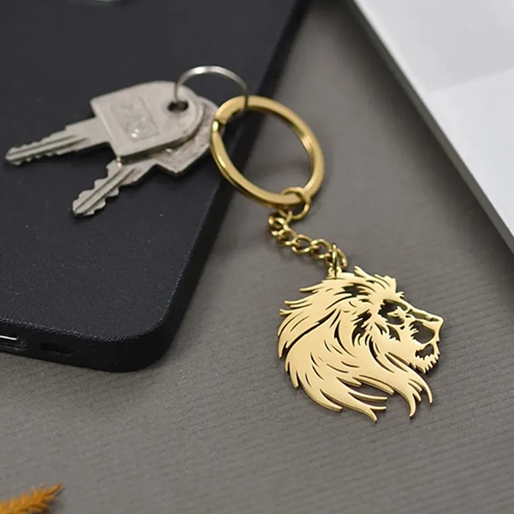 Customized Company Logo Keychain, Personalized Pattern Corporate Gift, Stainless Steel Material Customized Metal Badge Keychain