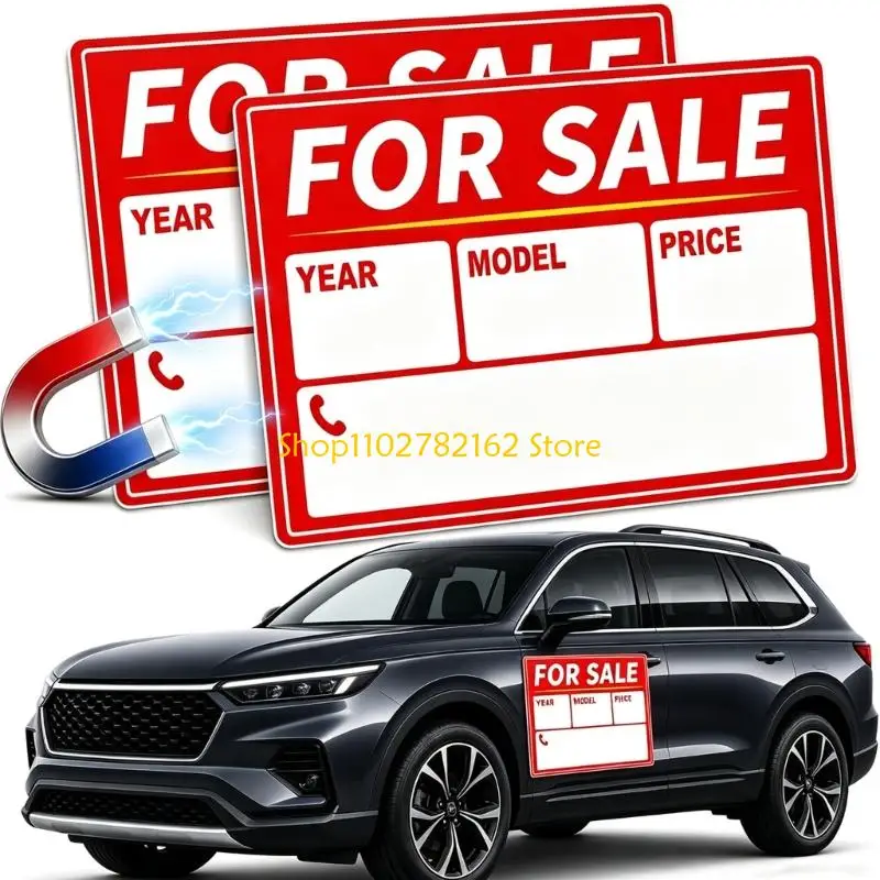 547B Vehicle Window Sign for Private Car Selling Display Use